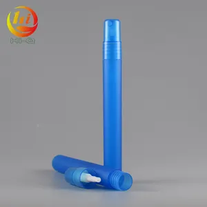 Glassato di plastica della penna di figura della bottiglia di 15ml di profumo atomizzatore 10ml pp bottiglia a spruzzo sottile