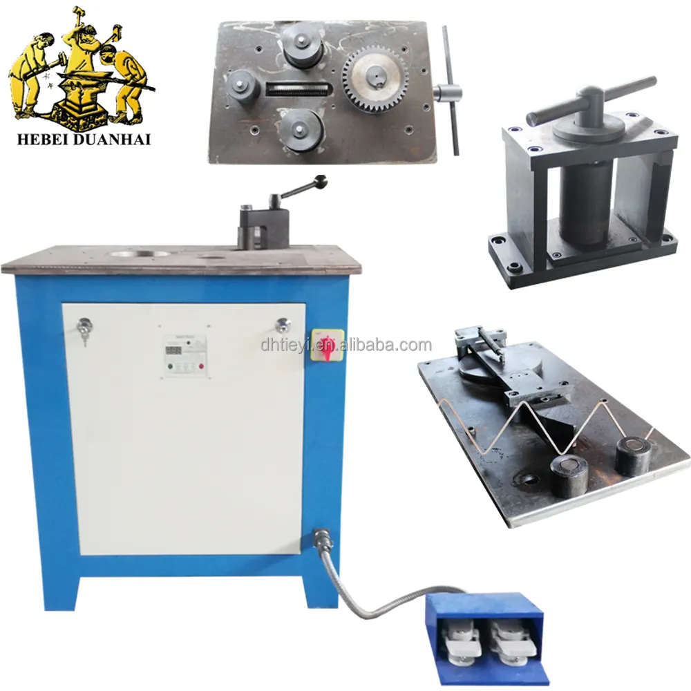 DH-DW16F Multi-function Wrought Iron Scroll Bending Machine