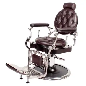 Ghế Salon Màu Đỏ Cổ Điển Siêu Chất Lượng Giao Hàng Nhanh Chuyên Nghiệp Đồ Nội Thất Salon Tóc Hạng Nặng Cửa Hàng Cắt Tóc