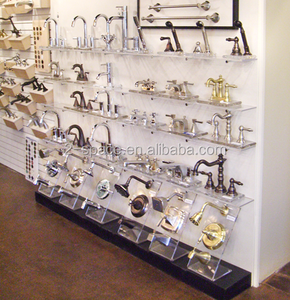 Tùy chỉnh slatwall nhà bếp acrylic vòi hiển thị tủ rack sứ Vệ Sinh cửa hàng trưng bày kệ - Product Image 5