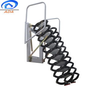 Outdoor Black <strong>Collapsible</strong> Wall Mounted <strong>Ladder</strong> - Product Image 3