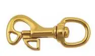 Solid Brass Snap Hook/Solid Brass Ring Lobster Clasp