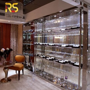 <span class=keywords><strong>Porte</strong></span>-vin moderne sur pied en acier inoxydable, solution de rangement et d'exposition pour bouteilles de vin, pour bar à domicile ou <span class=keywords><strong>cave</strong></span> - Product Image 1