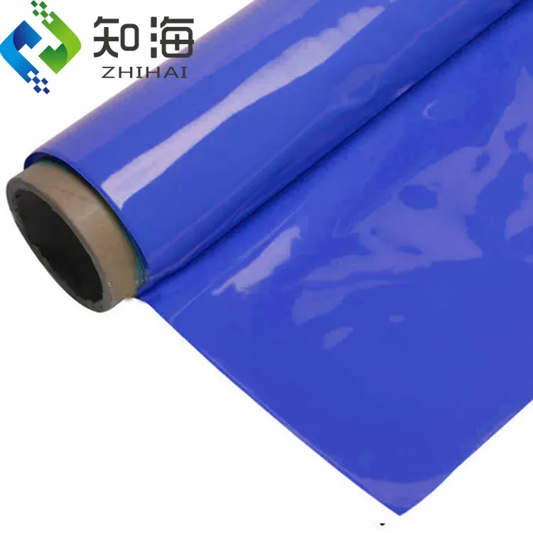 ZHIHAI plastic building material translucent glossy pvc shrink film stretch ceiling fabric