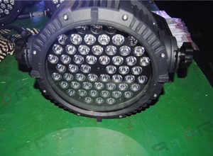 Faro LED <span class=keywords><strong>Par</strong></span> 64 da Esterno IP65 RGBW 54x3W, Illuminazione Scenica con Controllo DMX512, Corpo <span class=keywords><strong>in</strong></span> Alluminio, Luci di Proiezione Bianco Caldo per Hotel - Product Image 4
