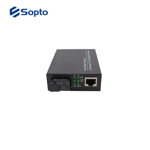 Mini Convertidor de Medios de <span class=keywords><strong>Fibra</strong></span> Sopto, 1 Puerto de <span class=keywords><strong>Fibra</strong></span>, 1 Puerto <span class=keywords><strong>UTP</strong></span> RJ45 a Interfaz FC, Multimodo, 2 km, Convertidor de Medios 10/100 - Product Image 5