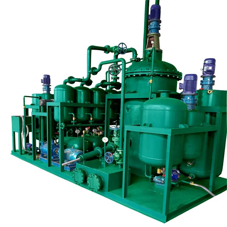 使用済みオイルリサイクル/リファイン分解プロセスによる廃油からディーゼル油への変更