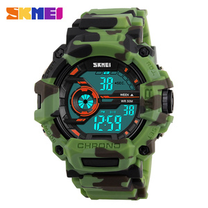 Montres numériques à compteur de pas pour hommes Camouflage Plastic Skmei <span class=keywords><strong>1233</strong></span> - Product Image 3