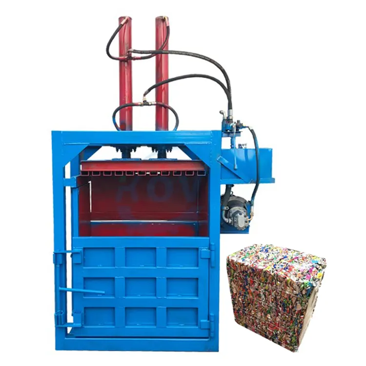 hydraulic metal baler machine for used clothes aluminum can press baler machine
