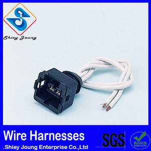 Diseño personalizado 2 pines macho y conector hembra arnés de cableado del inyector de combustible compl - Product Image 1