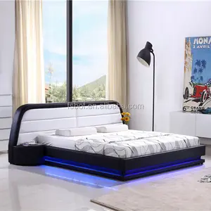 홈 가구 led 빛 새로운 디자인 더블 침대 CK013