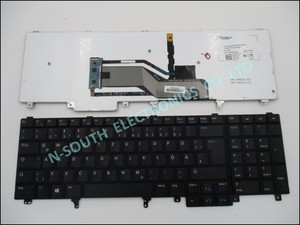 Clavier d'ordinateur portable neuf d'origine pour <span class=keywords><strong>Dell</strong></span> Precision M4600 M4700 <span class=keywords><strong>M6600</strong></span>, noir allemand avec rétroéclairage - Product Image 2