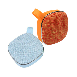 Top tejido de lino pequeño Mini Tf tarjeta Bt azulejos altavoces inalámbricos - Product Image 1