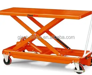 Manual dan Listrik Kaki Besar Pump Tipe Scissor Lift Table Keranjang MH-J MN-C