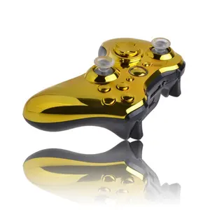 Chrome Golden Controller Console For XBOX 360 Wireless