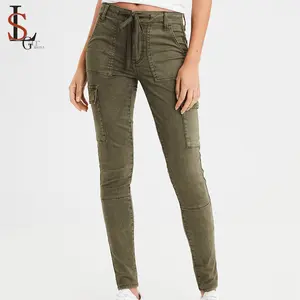 New fashion denim jogger skinny jegging wholesale slim high waisted jeans for women