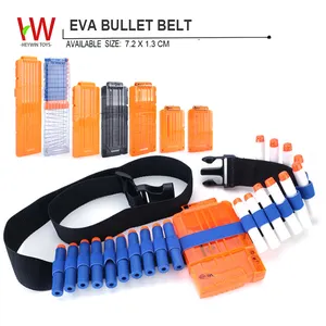 EVA Bullets Belt Lĩnh Vực Thiết Bị Nạp Clip Phi Tiêu Mềm Foam Viên Đạn Súng Đồ Chơi Ngoài Trời Nhiều Trò Chơi Trẻ Em Đồ Chơi Mềm (HM13)