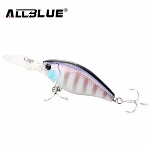 AllBlue Suspending Deep Diving Crankbait Señuelos de pesca 8.2g 5cm Wobblers realistas con 8 # Owner Hooks peche isca artificial - Product Image 6
