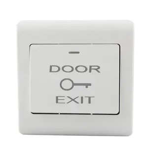 Alta calidad puerta blanca botones de salida interruptor de la puerta