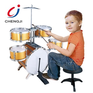 ชุดกลองแจ๊สเด็ก ของเล่นดนตรี เครื่องดนตรีพลาสติกสำหรับเด็ก ยี่ห้อ Chengji Instrumento Musical De Juguete มีจำหน่าย - Product Image 2