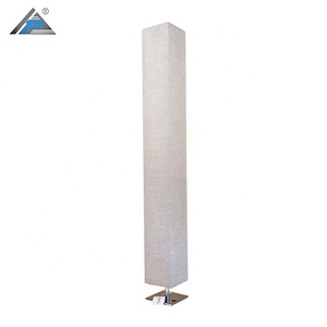 Modern LED Changing Color <strong>Tall</strong> Floor <strong>Lamp</strong> <strong>with</strong> Fabric <strong>Shade</strong> Metal Base Home Decoration Living Room Bedroom - Product Image 3
