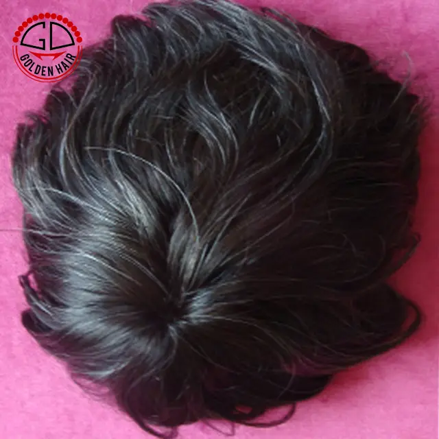 High Quality Virgin Remy Human Hair Wigs For Male, Mens Toupee