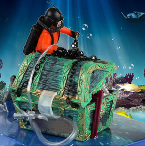 Schatzsucher-Taucher Actionfigur Aquarium-Dekoration Landschaftsgestaltung Aquarium-Zubehör - Product Image 4