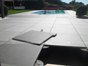 Pedestal ajustable de plástico para exterior planteó piedra y hormigón azulejos - Product Image 1