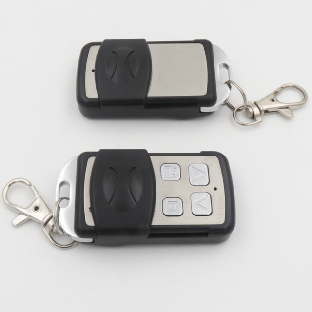 4 Buttons Rolling Code Long Distance RF Remote Control Universal