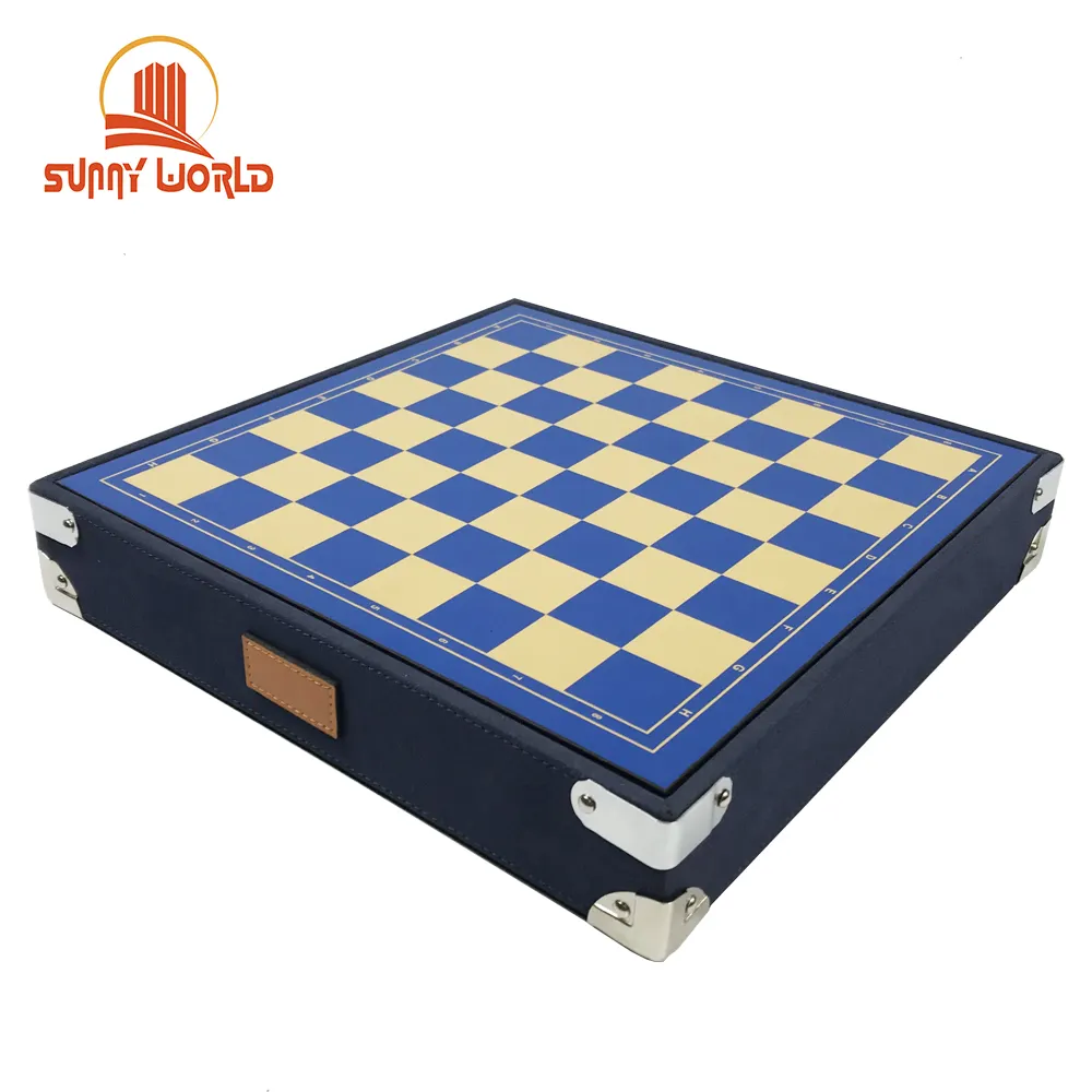 Tùy Chỉnh 2 Trong 1 PU Da Backgammon Bàn Cờ Thiết Lập Trò Chơi Với Checker Miếng Trò Chơi Hội Đồng