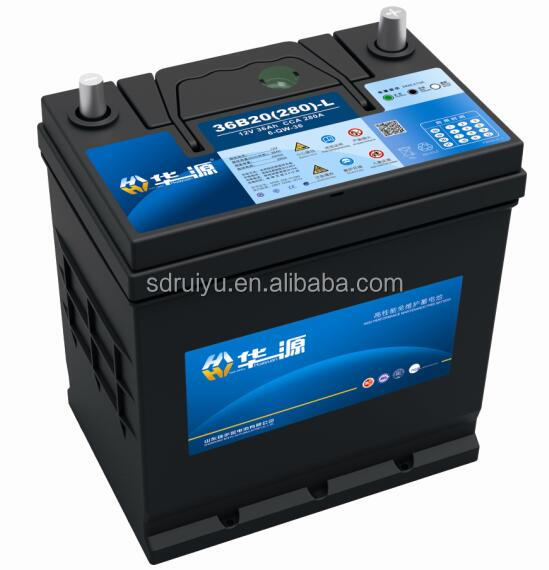 12V Maintenance Free Car Battery 36B20R - High Performance