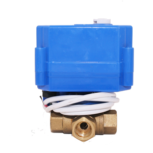 Válvula de agua eléctrica de 3 vías, 5v, 12v, dn8, DN15, DN20, BSP, laton CR01, CR02, CWX-25S - Product Image 3