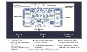<span class=keywords><strong>UPS</strong></span> Online 6kVA Montabile su Rack, Onda Sinusoidale Pura, Monofase, Batteria al Piombo-Acido, Display LCD, Protezione da Fulmini per <span class=keywords><strong>Computer</strong></span>, Uscita 110V - Product Image 3