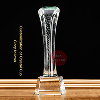 Crystal Shield and Trophy for Badminton Competition