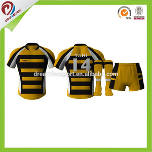Ventas al por mayor barato sublimación diseño <span class=keywords><strong>rugby</strong></span> uniforme de china - Product Image 4