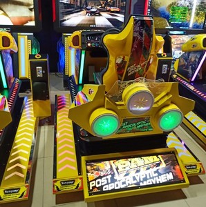 Hotselling Post apocalittico caos a gettoni auto da corsa simulatore Arcade macchina per videogiochi in vendita - Product Image 2