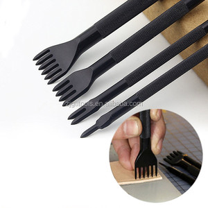 TLLC-04 18 Pieces <strong>Leather</strong> Crafting <strong>Tool</strong> Kit <strong>Leather</strong> Carving DIY <strong>Tools</strong> - Product Image 2