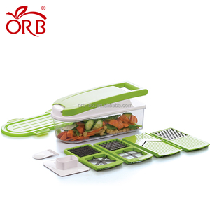 Buena cortadora <span class=keywords><strong>de</strong></span> verduras trituradora cortador <span class=keywords><strong>rallador</strong></span> <span class=keywords><strong>de</strong></span> helicóptero Maestro <span class=keywords><strong>de</strong></span> cocina con contenedor y <span class=keywords><strong>tapa</strong></span> - Product Image 1