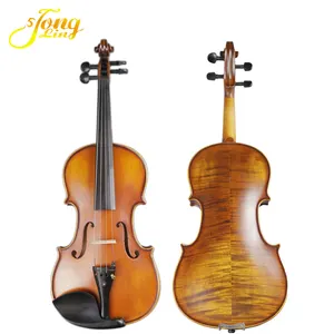 Violino universal antigo sem esmalte, violino em miniatura