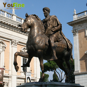 Famosa Statua Equestre di Marco Aurelio in Bronzo per Esterni - Product Image 2