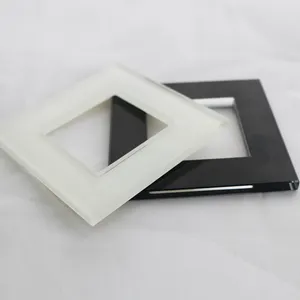 Smart Tempered Glass With Silk-screen Printing For Light Switch Glass Frame