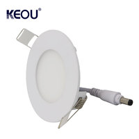Panneau lumineux LED ultra fin 3W 4W 6W 9W 12W 15W 18W 24W Encastré rond