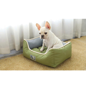 Özel lüks Oxford kalın kumaş şişme yükseltilmiş ortopedik hafızalı köpük su geçirmez köpek yatağı - Product Image 3