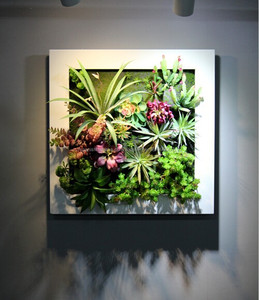 Hot Flores Artificiales Decorativas de Pared Pared de Césped Artificial Seto Artificial - Product Image 4