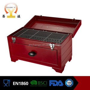 Facilement nettoyé outil boîte de <span class=keywords><strong>charbon</strong></span> de bois mini barbecue <span class=keywords><strong>kamado</strong></span> rectangulaire barbecue grill - Product Image 4
