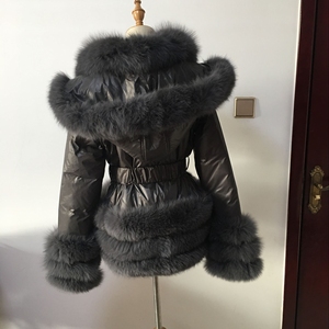 <span class=keywords><strong>Doudoune</strong></span> en fourrure véritable pour <span class=keywords><strong>femme</strong></span>, manteau nouveau style <span class=keywords><strong>doudoune</strong></span> d'hiver 2019 avec <span class=keywords><strong>capuche</strong></span> - Product Image 3