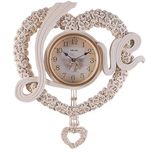Đồng Hồ Treo Tường Đám Cưới Hình Trái Tim Cá Nhân Hóa D642AKY - Product Image 2