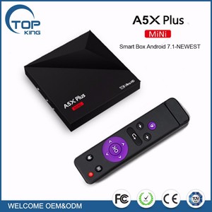2017 A5X PLUS RK3328 2 GB DDR3 16 GB de MÁSTER ERASMUS MUNDUS Quad core 4 K medios Androide kodi H.265 android 7.1 TV caja - Product Image 1