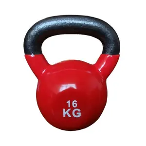 Palestra Fitness in polvere rivestimento in ghisa Kettlebell Pesa <span class=keywords><strong>Rusa</strong></span> - Product Image 1