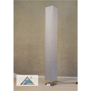 Modern LED Changing Color <strong>Tall</strong> Floor <strong>Lamp</strong> <strong>with</strong> Fabric <strong>Shade</strong> Metal Base Home Decoration Living Room Bedroom - Product Image 5